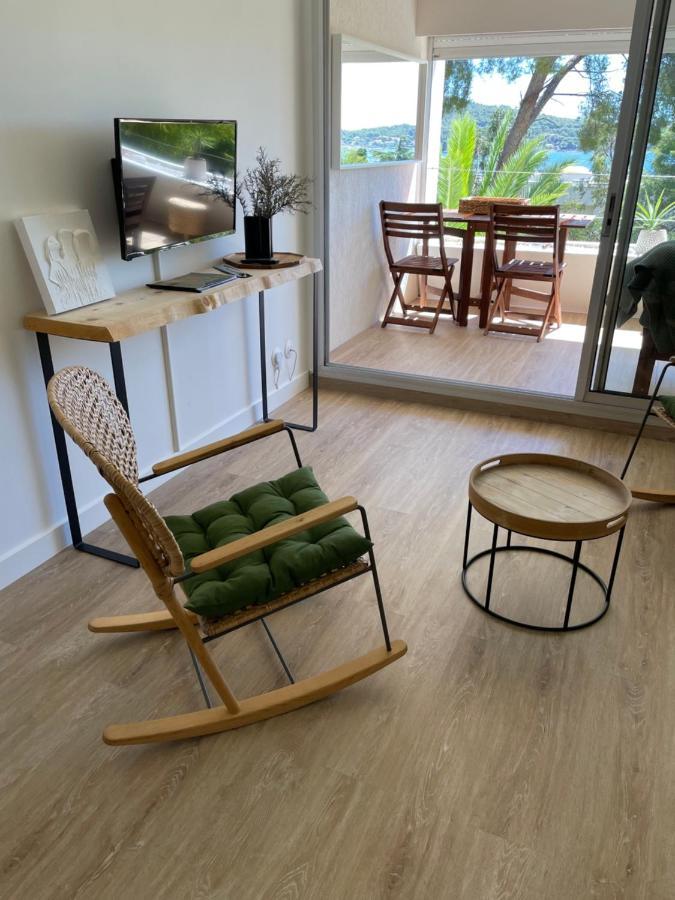 Charme & Calme-Tamaris- Studio Vue Mer - Piscine - Le Petit Olivier Sur Mer La Seyne-sur-Mer Zewnętrze zdjęcie